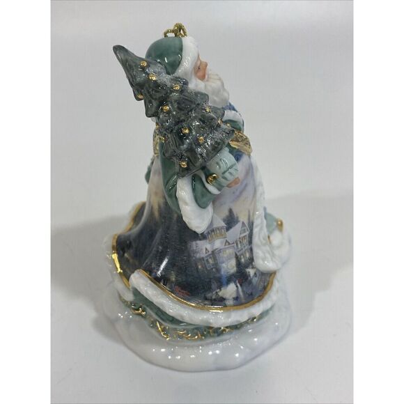 Bradford Thomas Kinkade Spirit Of The Holidays Bone China Christmas Ornament - Picture 3 of 8